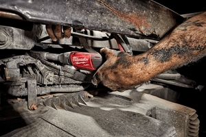 Milwaukee Tool M12 Fuel 3/8in Right Angle Impact Wrench w/ Friction Ring (Bare Tool)