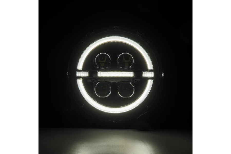 AlphaRex NOVA-Series LED Projector Headlights - Black - JT/JL