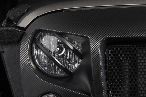 Rugged Ridge Elite Pivotal Headlight Euro Guards - JK