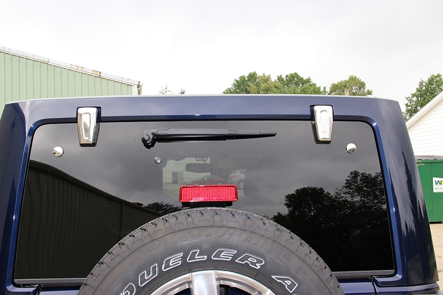 Kentrol Liftgate Hinge Overlay Set - Polished Silver  - JK