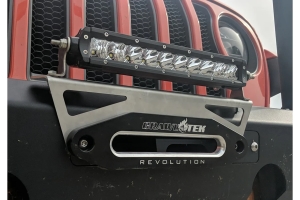 Crawltek Universal Fairlead Light Mount - Bare