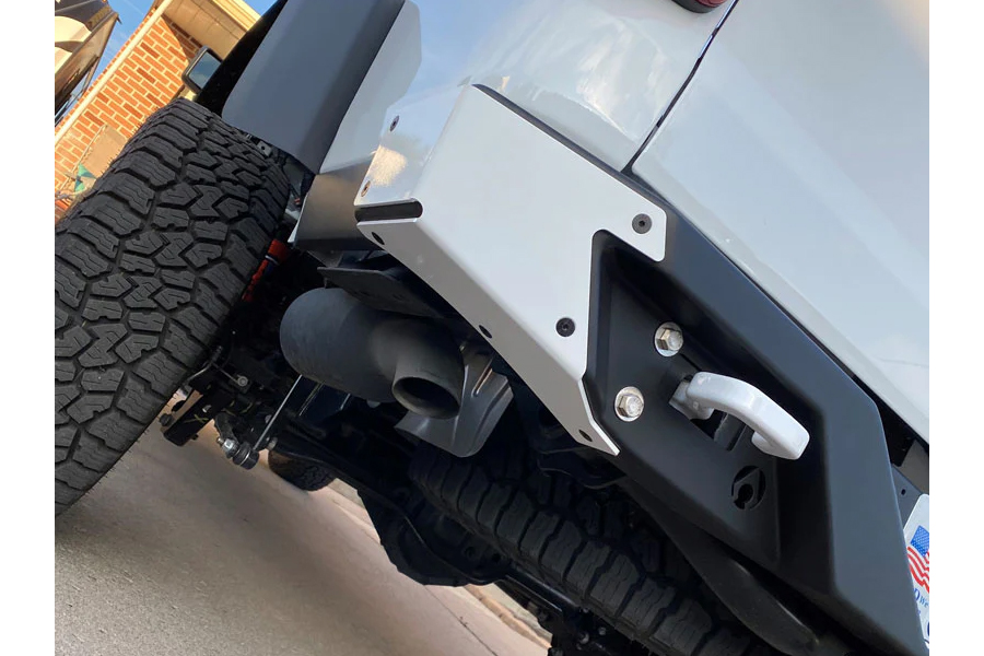 Artec Industries Rear Bumper Aluminum Corner Skids - JT
