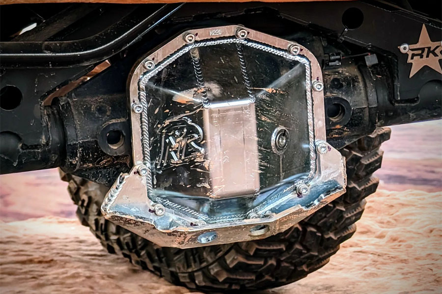 Next Venture Motorsports Rear Diff Cover Advantek Dana 44/M220 - Zinc Plating Silver - JL/JT