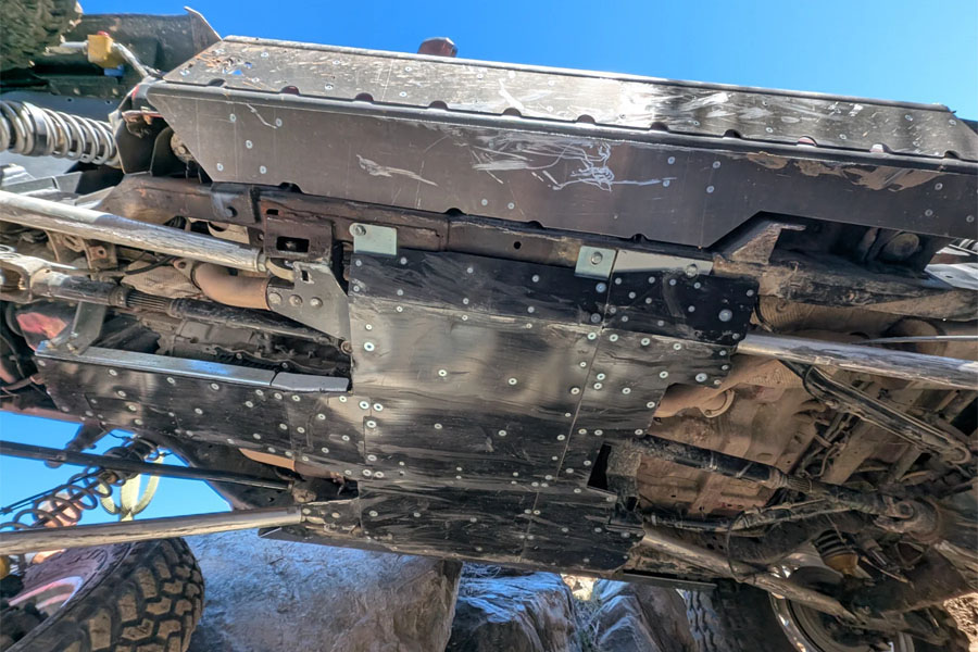Next Venture Motorsports 7000-Series Aluminum Belly Skid Rockzilla - JL 392 w/ Steel Pan