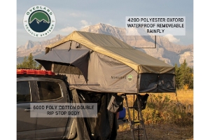 Overland Vehicle Systems Nomadic 4 Extended Roof Top Tent, Dark Gray