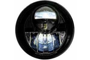 RECON Projector LED Headlights, Smoke Black  - JK