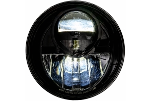 RECON Projector LED Headlights, Smoke Black  - JK