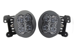 Diode Dynamics Worklight SS3 Pro Type M LED Fog Lights, White - Pair  - JT/JL/JK w/ Plastic Bumpers