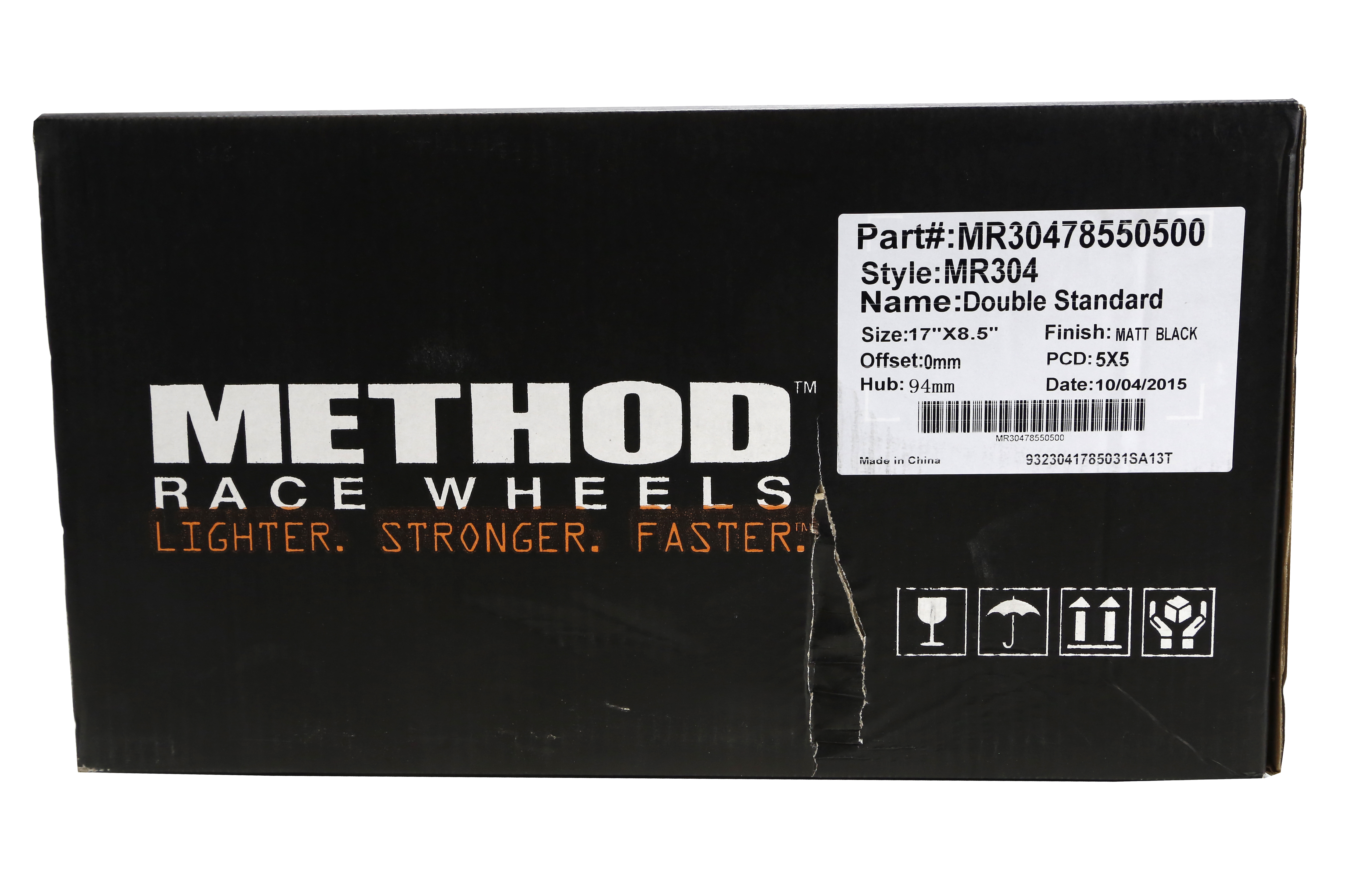 Method Race Wheels Double Standard Series Wheel 17x8.5 5x5 Matte Black - JT/JL/JK