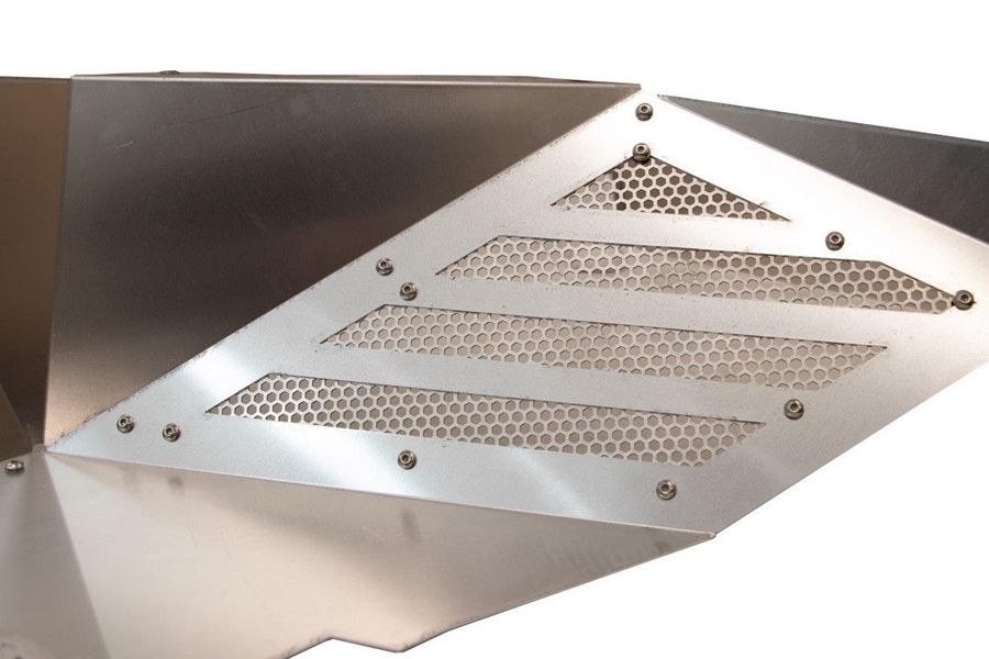 Fishbone Offroad Rear Inner Fenders - Raw Aluminum  - JL 