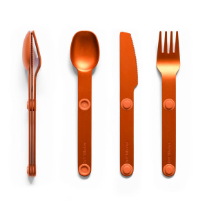 Full Windsor Magware Magnetic Flatware, Single Set - Orange 