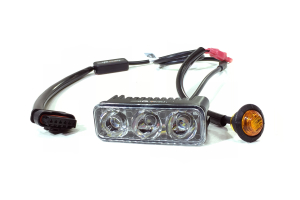 Quake LED DRL Fender Lights w/ Switchback Turn Signal - JL/JT