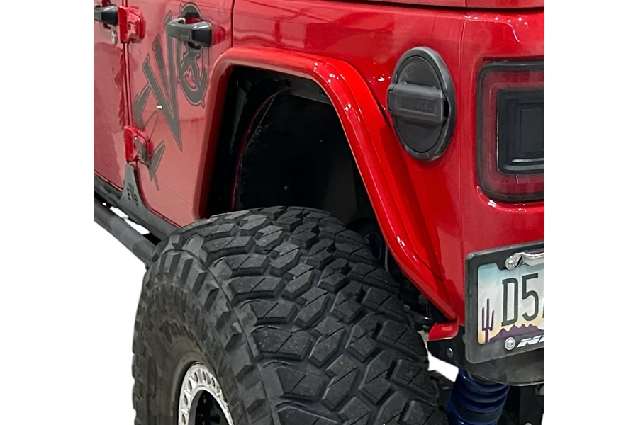EVO Manufacturing Rear KSPEC Highline Tube Fenders - Bare - JL