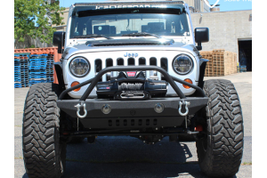 JCR Offroad Defender Mid Width Front Winch Bumper Bare