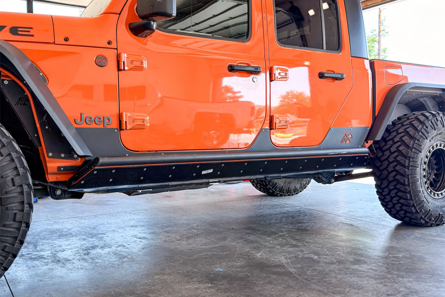 Next Venture Motorsports Trailbreaker Series Rock Sliders, Frame Mounted - Glide Boatside - JT