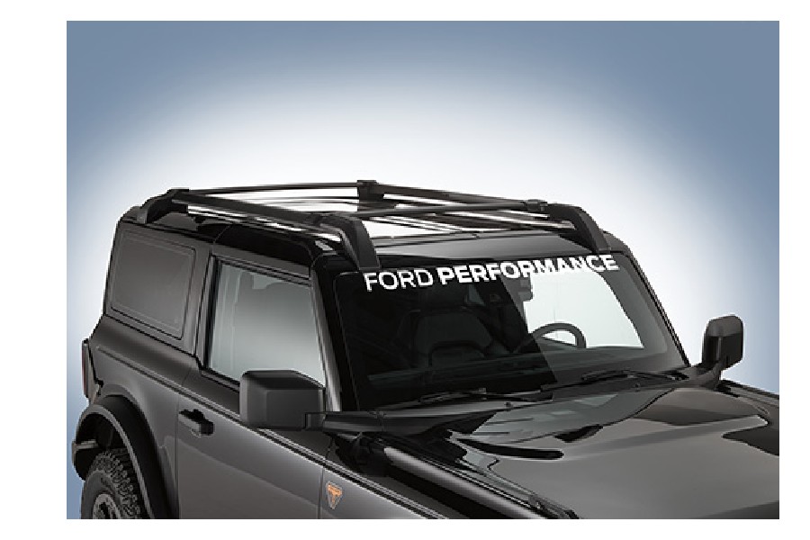 Ford Performance Parts Windshield Banner - White - Bronco 2021+