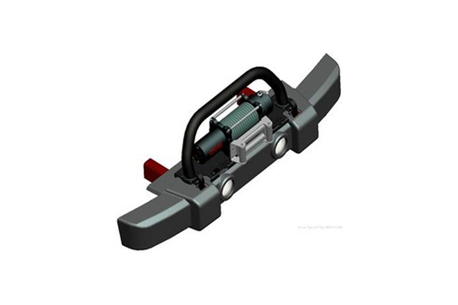 Maximus3 Front Bumper Bar Winch Mount and Light Brackets 0100104BWM01