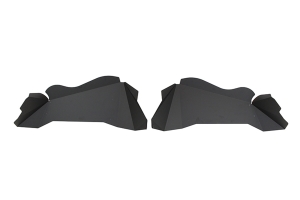 Fishbone Offroad Aluminum Rear Inner Fenders - Black  - JK 
