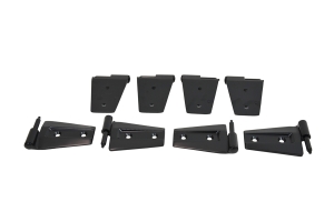 Kentrol 8-Pieces Door Hinge Set - Textured Black  - JK 4Dr