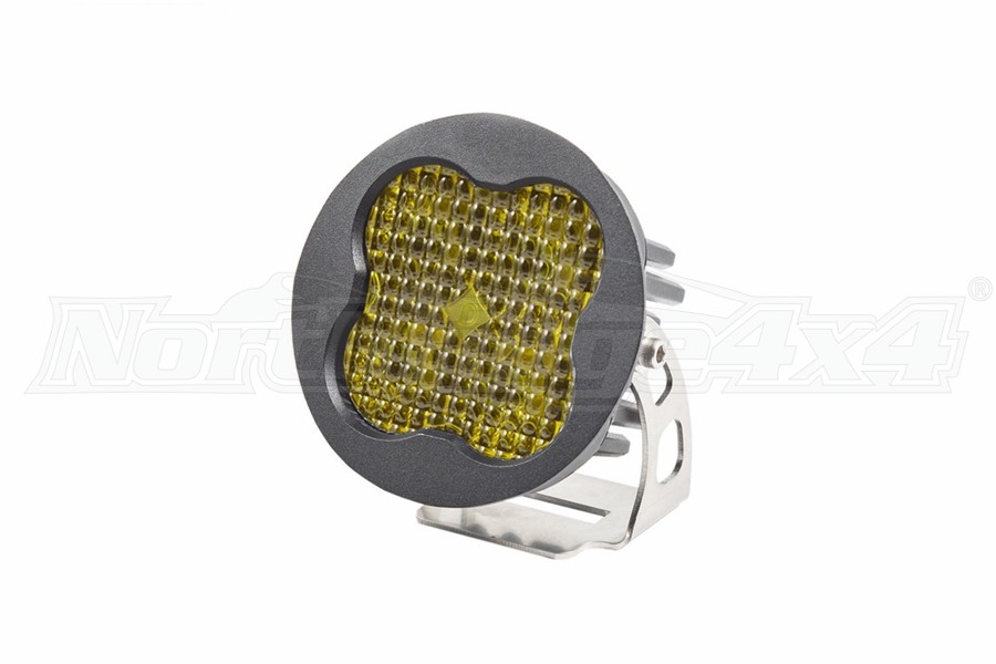Diode Dynamics SS3 Pro, Round - Flood, Yellow
