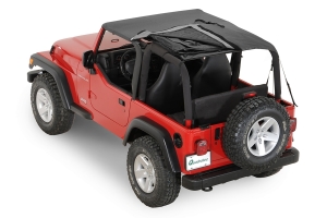 Rampage Frameless Soft Top Kit - Black - LJ
