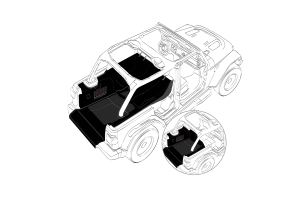 Smittybilt GEAR Cargo Liner - Black  - JL 4Dr