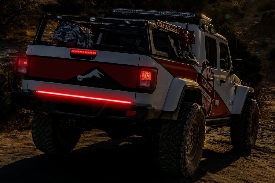 XK Glow 48in Truck Tailgate Light w/Chasing Turn Signal and Built-in Error Canceller - 3rd gen