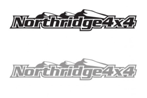 Northridge4x4 Sticker Black 24IN