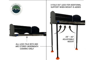 Overland Vehicle Systems Camp Cargo Kitchen w/Slide Out Sink/Shelf/Work Station