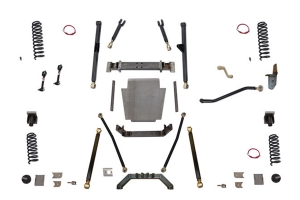 Clayton 8in Long Arm Lift Kit w/ Rear Coil Conversion Buckets  - XJ 1984-01