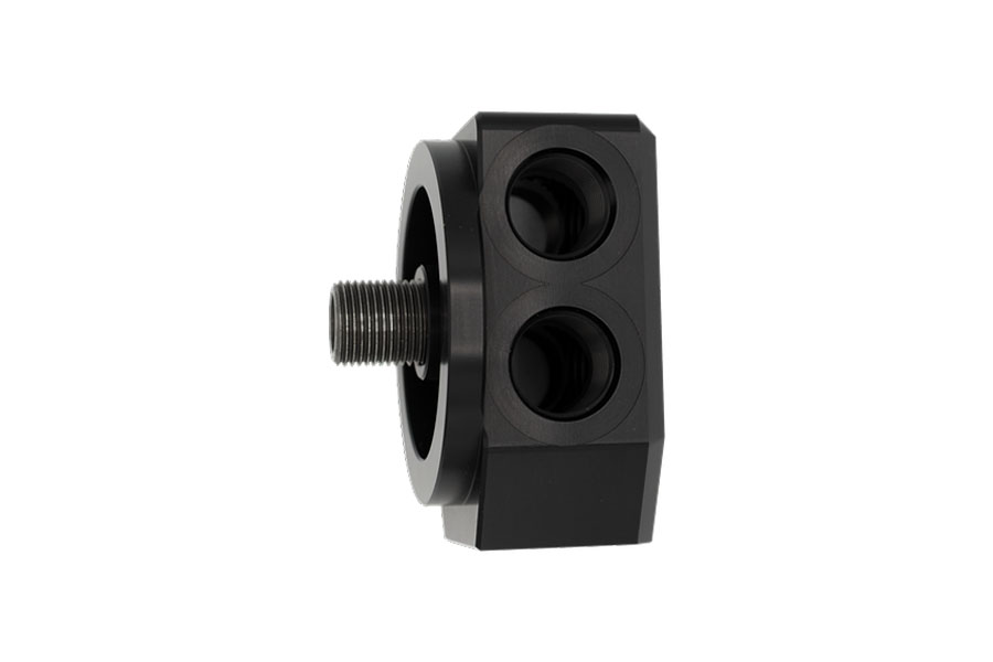 Baxter Performance Universal 6-Port Remote Oil Filter Mount