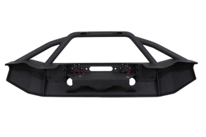 Fishbone Offroad Front Full-Width Winch Bumper w/ LEDs  - JK 