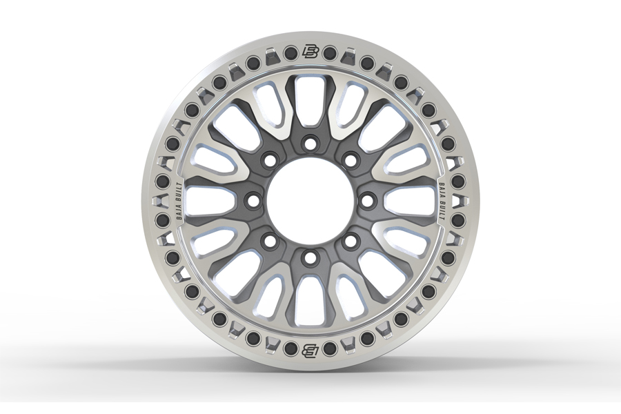 Baja Built RENEGADE Cast Beadlock Wheel, 17x9 8x6.5 -38mm - Machined - JT/JL/JK