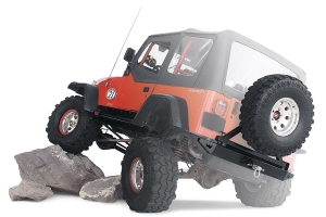 Warn Rear Bumper w/ Optional Tire Carrier - TJ