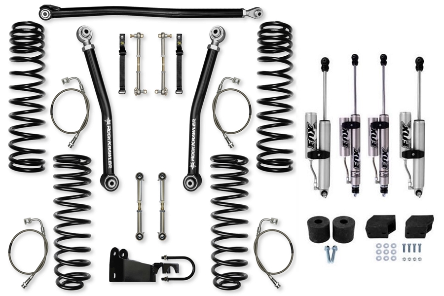 Rock Krawler 2.5in Flex Lift Kit w/ Shocks - JK 4Dr