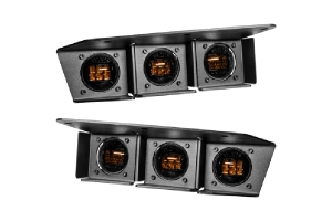 Oracle Triple LED Fog Light Kit for Steel Bumper - Amber - 2021+ Ford Bronco