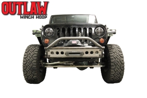 VKS Fab Outlaw Front Bumper, Winch Hoop - JT/JL 2019+/JK