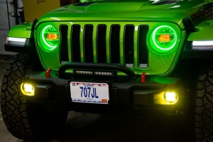 Diode Dynamics SS3 Sport Type MR Fog Light Kit, ABL Yellow - SAE Fog - JT/JL/JK