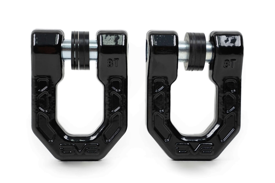 DV8 Offroad Elite Series D-Rings, Black - Pair