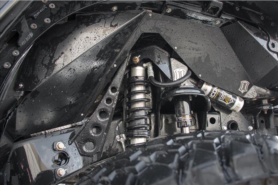 Icon Vehicle Dynamics Modular Front Fender Liner Kit - Bare - JK 