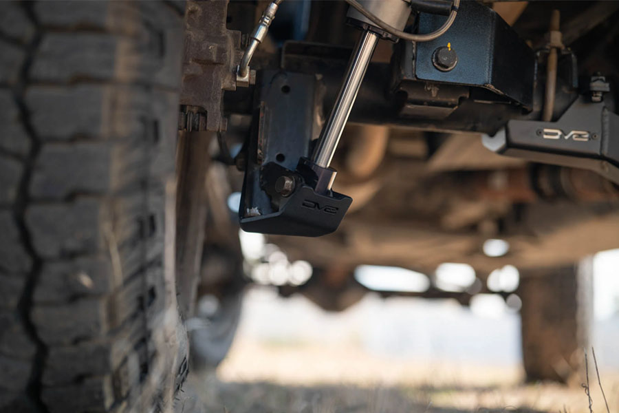 DV8 Offroad Rear Shock & Link Skid Plates - JK