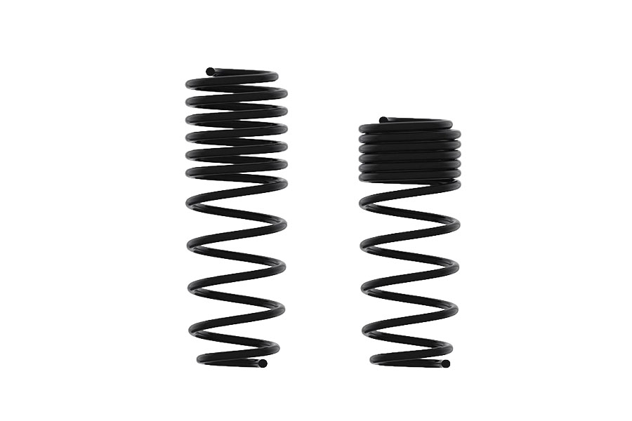 MetalCloak 4.5in Rear True Dual Rate Coils - Pair - JL 4dr