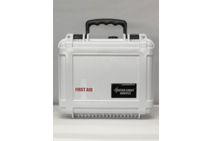 Outer Limit Supply Waterproof Individual First Aid Kit - White