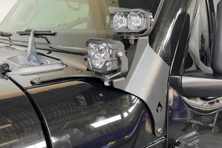 Artec Industries A-Pillar Dual Surface Light Mount Kit - JT/JL