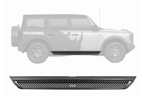 Go Rhino Dominator Extreme D1 Side Step Kit - Black - Bronco 4dr 2021+