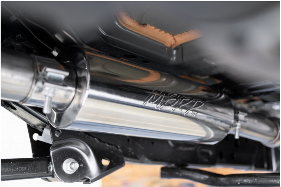 MBRP 2.5in Cat-Back Single Rear Exit Exhaust System - Aluminum - JL 2.0L/3.6L