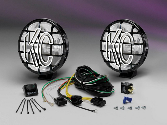 KC HiLites 6in Apollo Pro Halogen Pair Pack System Fog Beam