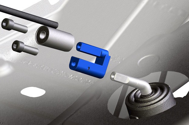 Rough Country Manual Transmission Shifter Adapter - JK