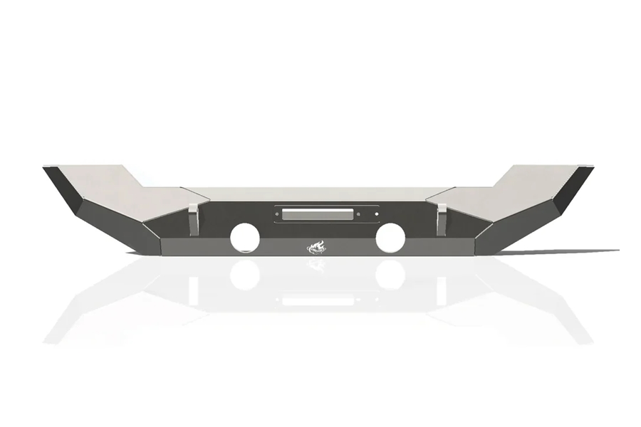 Crawltek Pyro Full-Width Front Bumper - Black - JT/JL