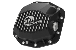 AFE Power Street Series Rear Differential Cover Black w/ Machined Fins, M220-12 - JL RUBICON